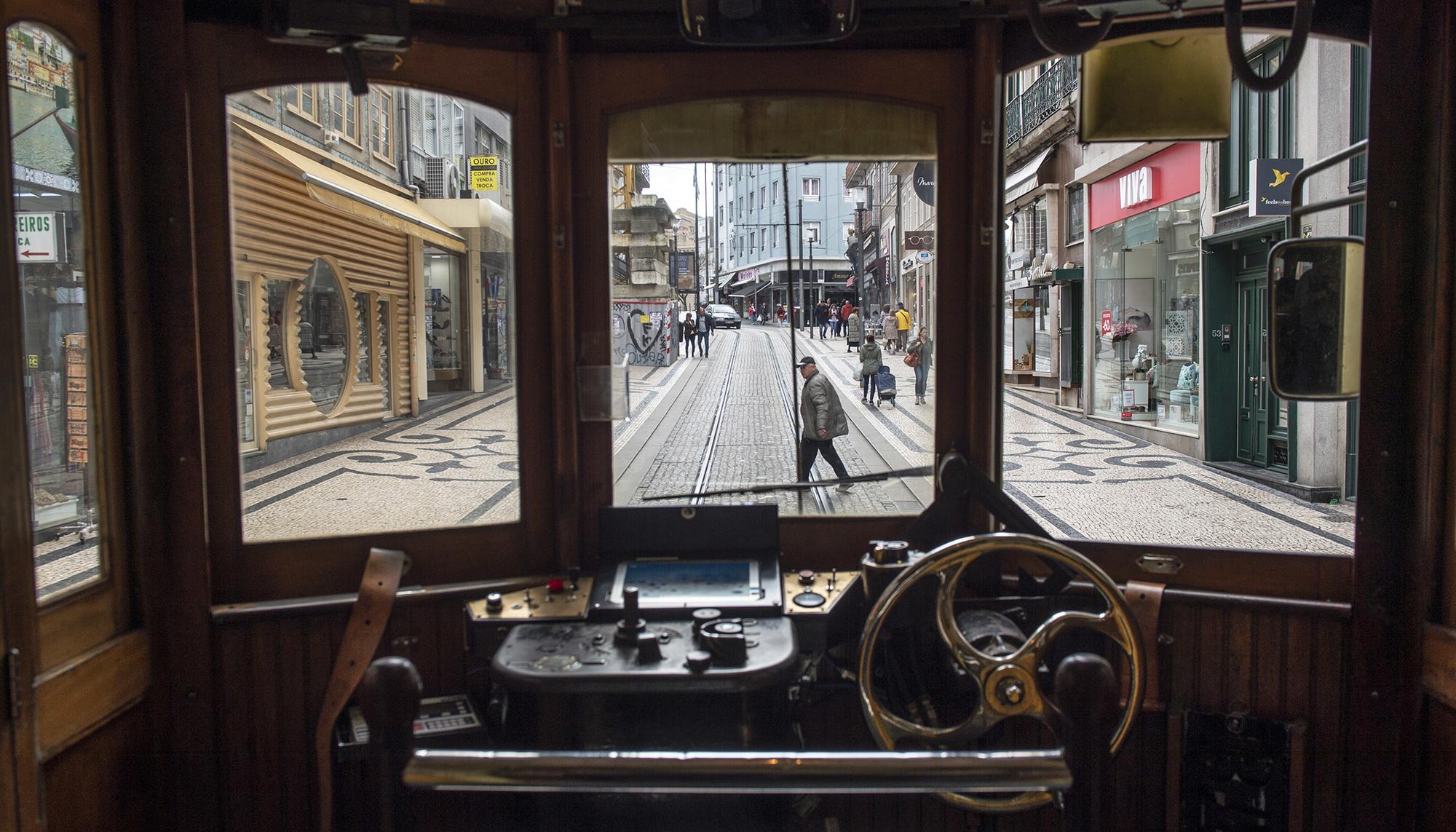 Tranvia en Oporto Portugal